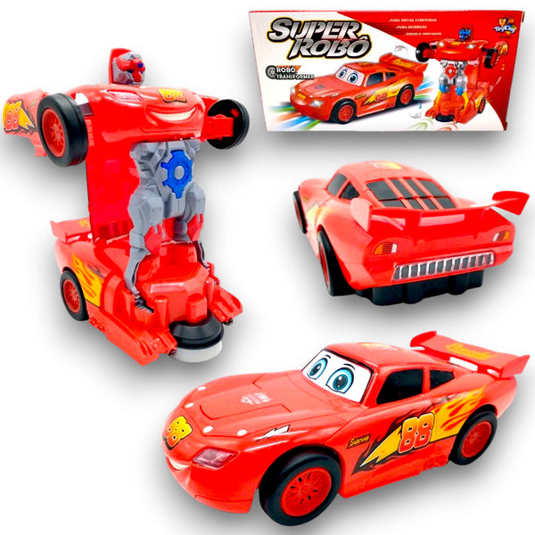 Carro Robô McQueen - Diversão Transformadora Que Estimula a Criatividade