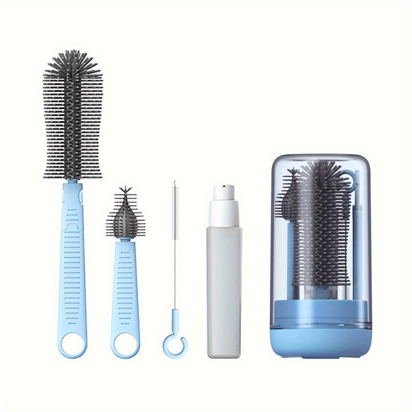 Kit Escova Limpeza Para Higienizar Mamadeiras Sem Esforço