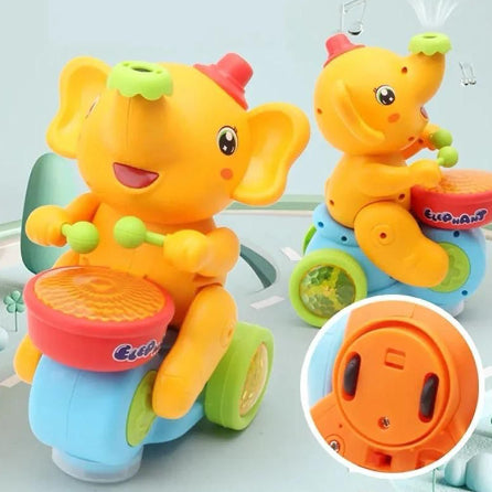 Elefante de Brinquedo Equilibrista Malabarista Musical