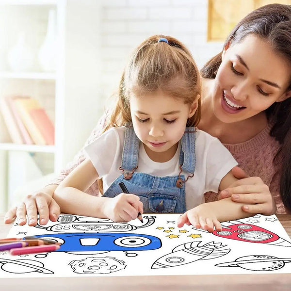 Rolo de Desenho Infantil - Diversão Criativa para Crianças