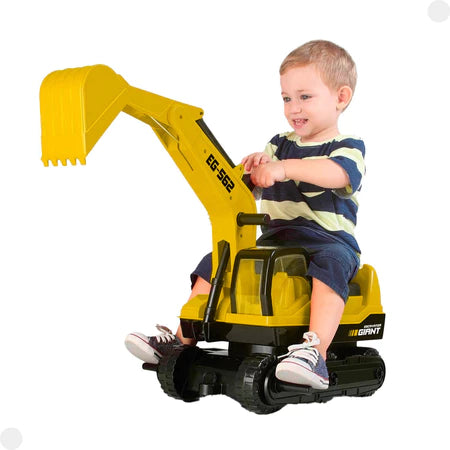 Escavadeira de Brinquedo Infantil - Diversão Transformadora que Estimula a Criatividade