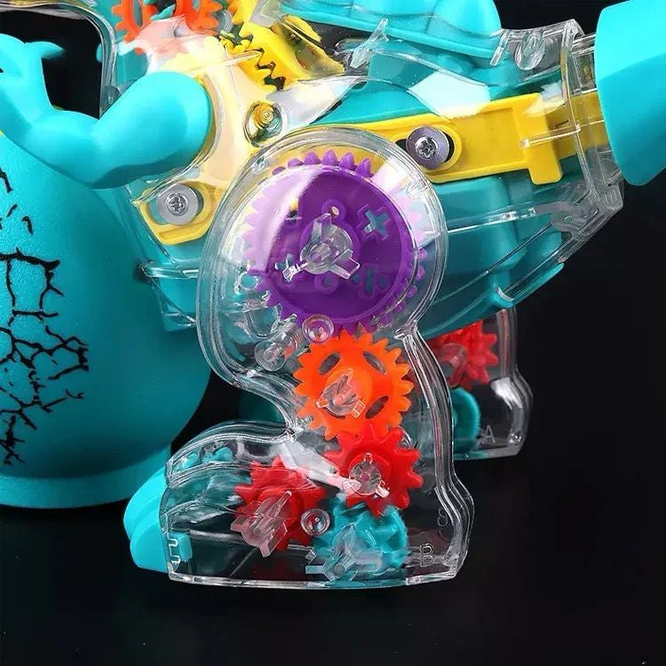 Brinquedo Dinossauro Transparente que Anda