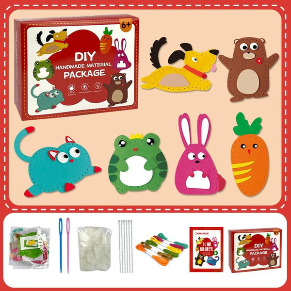 Kit Costura Montessori Infantil 17 Peças