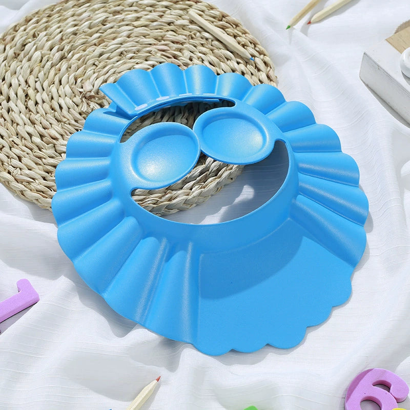 Gorra de Baño Protectora para Bebés y Niños - Protege ojos y orejas