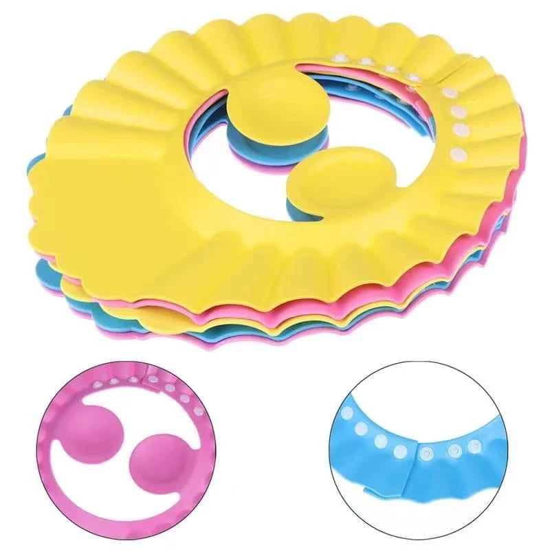 Gorra de Baño Protectora para Bebés y Niños - Protege ojos y orejas