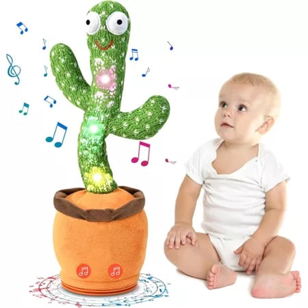 Cactus Bailarín y Parlante – ¡El Juguete Musical que Enamora y Enseña!