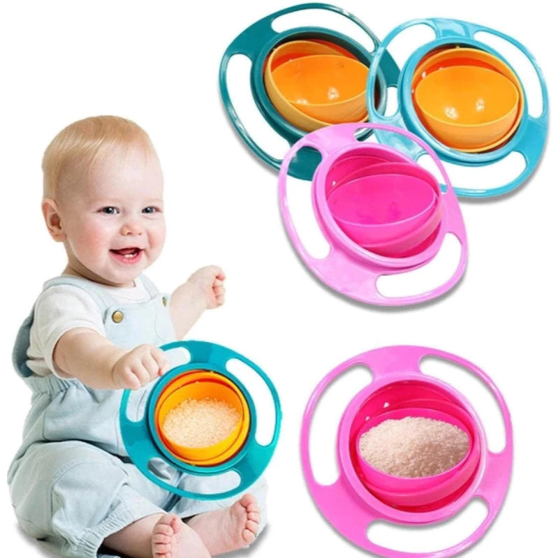 Platito Giratorio Antivuelco 360° para Bebés