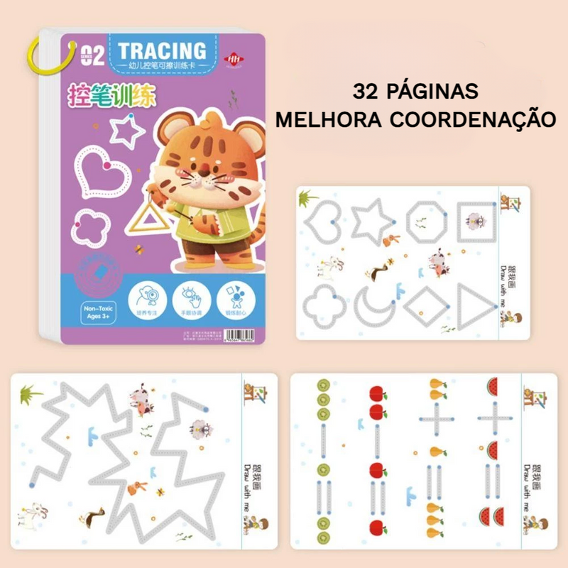 Livro Educacional Montessori Curious Child